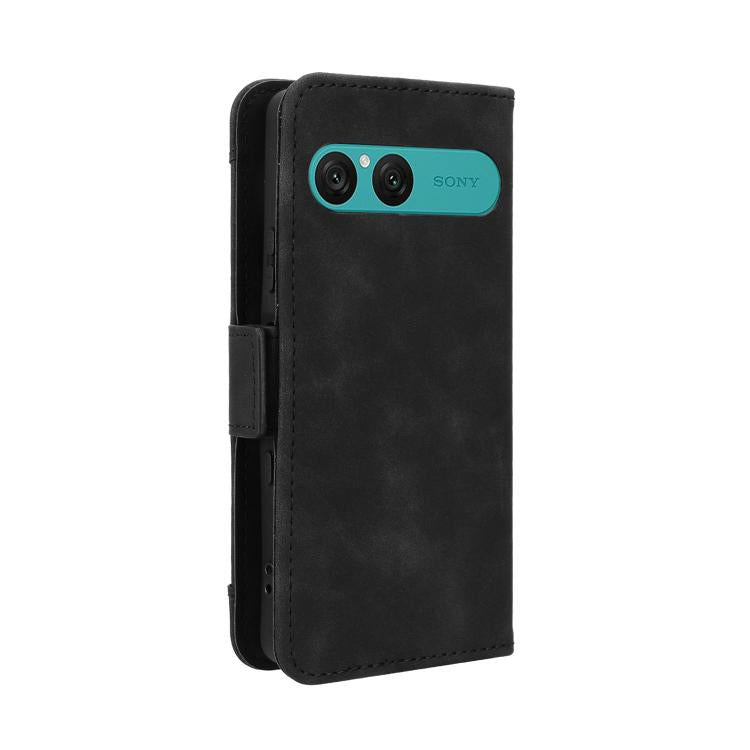 For Sony Xperia 10 VII Skin Feel Calf Texture Card Slots Leather Phone Case