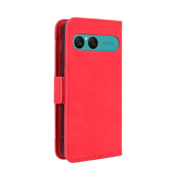 For Sony Xperia 10 VII Skin Feel Calf Texture Card Slots Leather Phone Case