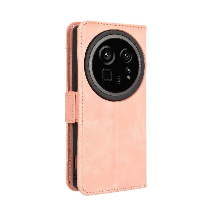 For Sharp Aquos R9 Pro Skin Feel Calf Texture Card Slots Leather Phone Case
