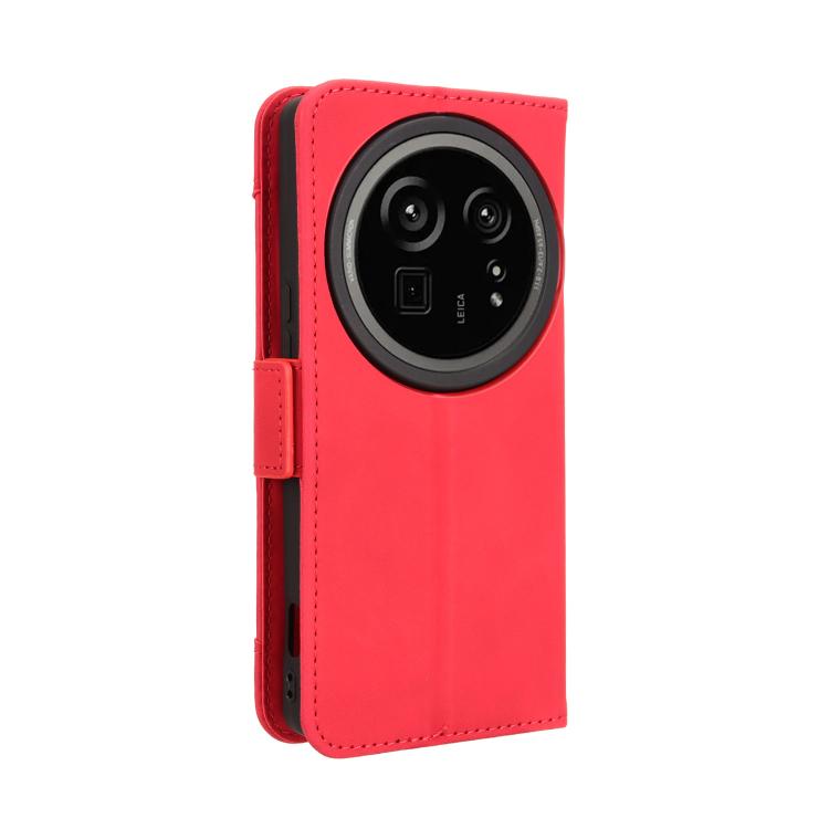 For Sharp Aquos R9 Pro Skin Feel Calf Texture Card Slots Leather Phone Case