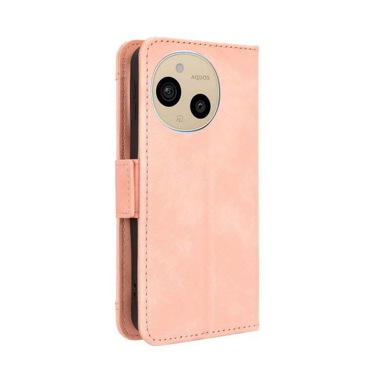 For Sharp Aquos Sense9 Skin Feel Calf Texture Card Slots Leather Phone Case