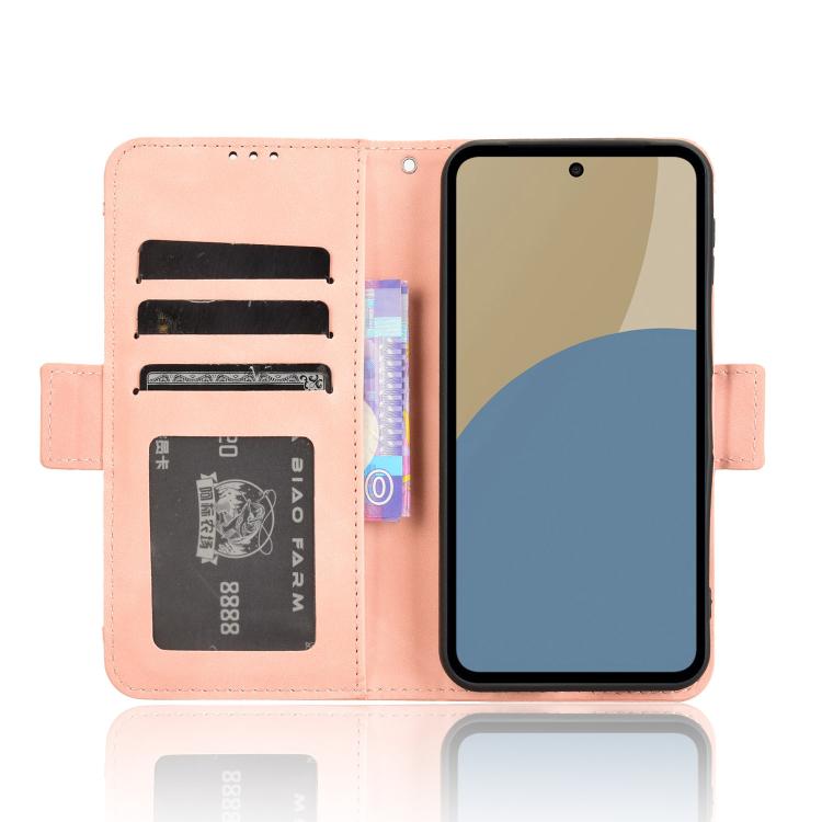 For Sharp Aquos Sense9 Skin Feel Calf Texture Card Slots Leather Phone Case