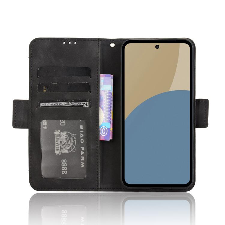 For Sharp Aquos Sense9 Skin Feel Calf Texture Card Slots Leather Phone Case