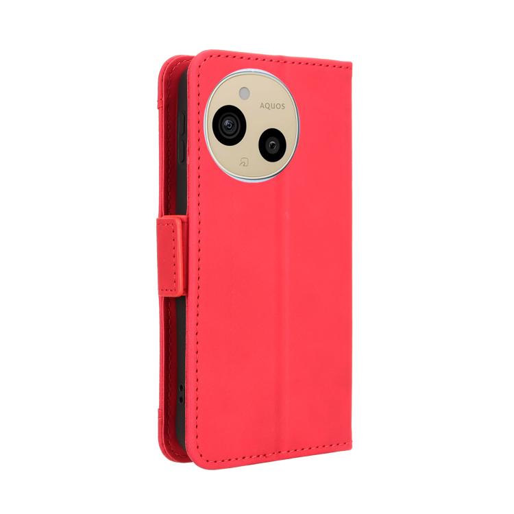 For Sharp Aquos Sense9 Skin Feel Calf Texture Card Slots Leather Phone Case