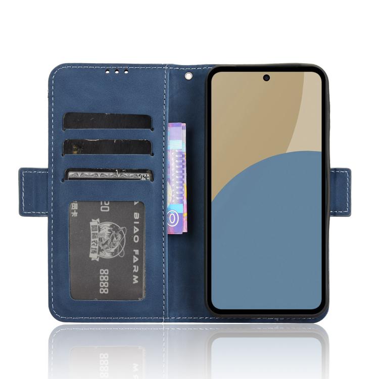 For Sharp Aquos Sense9 Skin Feel Calf Texture Card Slots Leather Phone Case