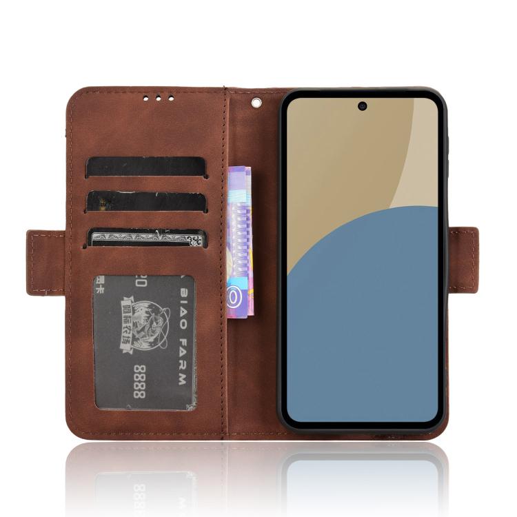 For Sharp Aquos Sense9 Skin Feel Calf Texture Card Slots Leather Phone Case
