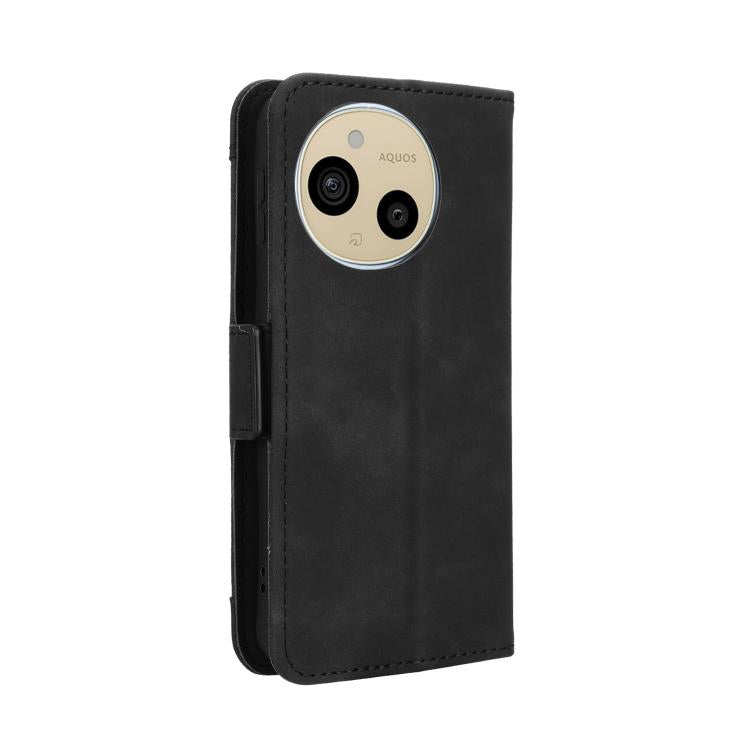 For Sharp Aquos Sense10 Skin Feel Calf Texture Card Slots Leather Phone Case