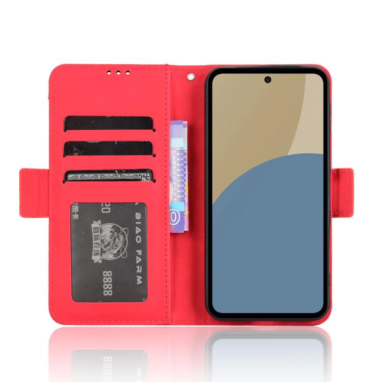 For Sharp Aquos Sense10 Skin Feel Calf Texture Card Slots Leather Phone Case