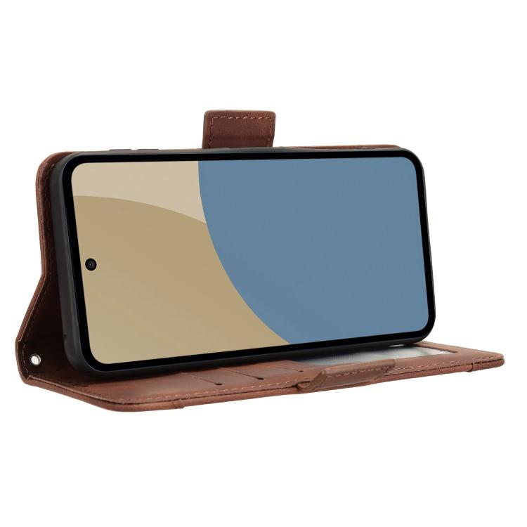 For Sharp Aquos Sense10 Skin Feel Calf Texture Card Slots Leather Phone Case