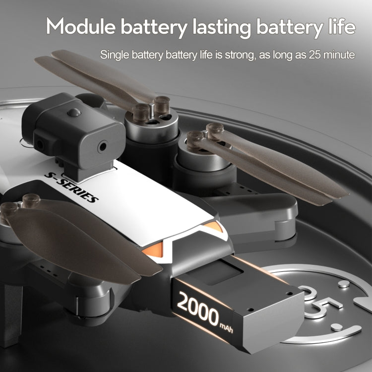 LS-S2S Obstacle Avoidance Brushless Dual Lens Aerial Photography Folding Drone, Specification: