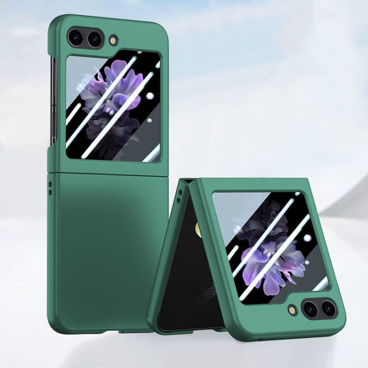 For Samsung Galaxy Z Flip5 Fuel Injection Integrated PC Skin Feel Phone Case