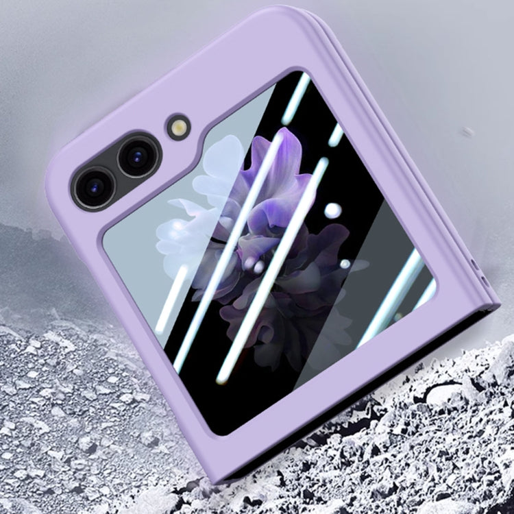 For Samsung Galaxy Z Flip5 Fuel Injection Integrated PC Skin Feel Phone Case