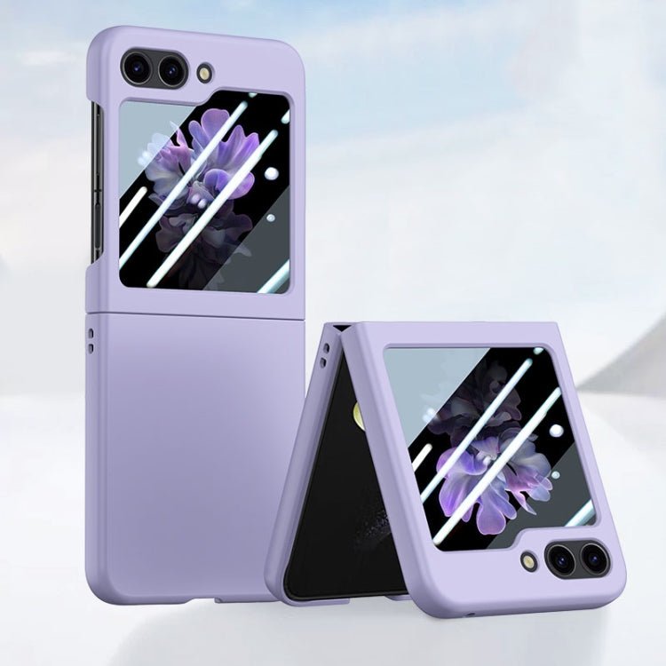 For Samsung Galaxy Z Flip5 Fuel Injection Integrated PC Skin Feel Phone Case