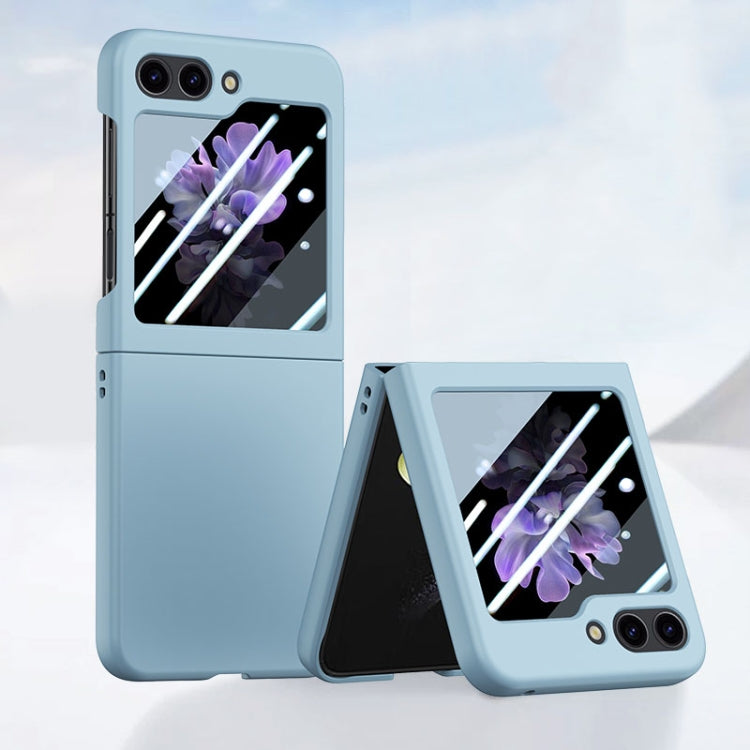 For Samsung Galaxy Z Flip5 Fuel Injection Integrated PC Skin Feel Phone Case