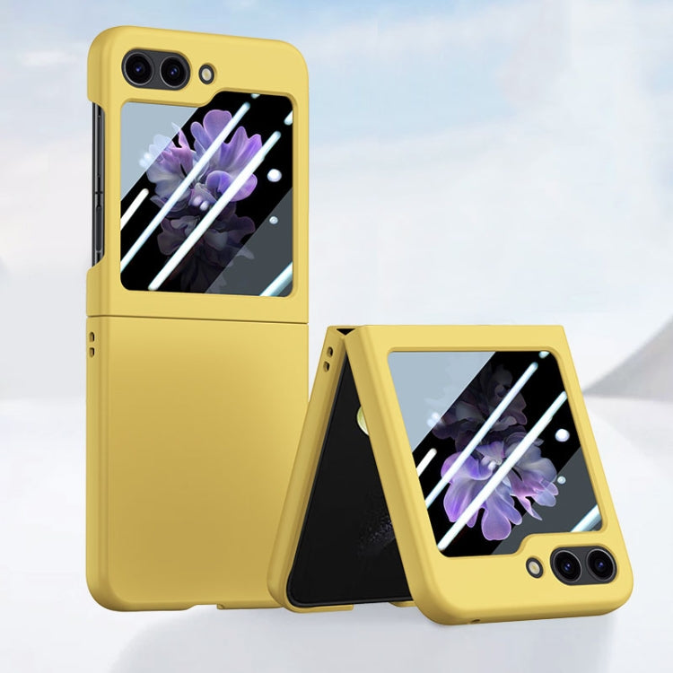 For Samsung Galaxy Z Flip5 Fuel Injection Integrated PC Skin Feel Phone Case