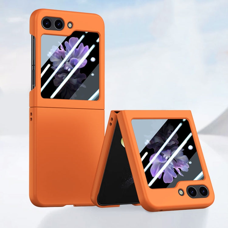 For Samsung Galaxy Z Flip5 Fuel Injection Integrated PC Skin Feel Phone Case