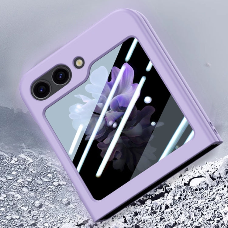 For Samsung Galaxy Z Flip6 / Flip7 FE Fuel Injection Integrated PC Skin Feel Phone Case