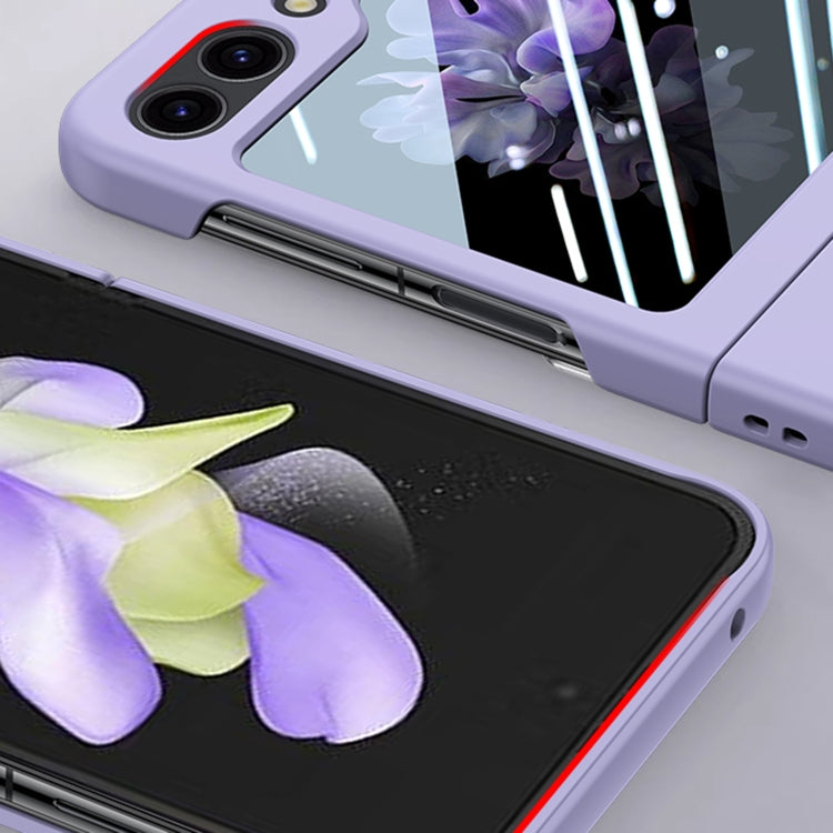 For Samsung Galaxy Z Flip6 / Flip7 FE Fuel Injection Integrated PC Skin Feel Phone Case