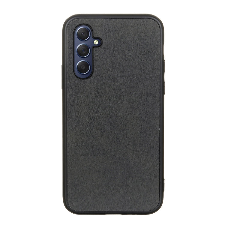 For Samsung Galaxy M54 5G Two-color Calf Texture Shockproof Phone Case