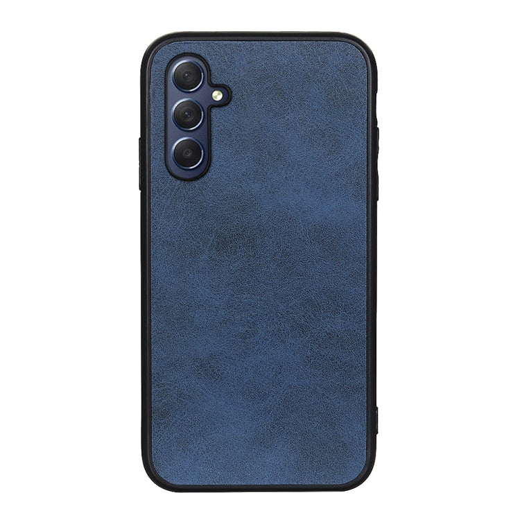 For Samsung Galaxy M54 5G Two-color Calf Texture Shockproof Phone Case