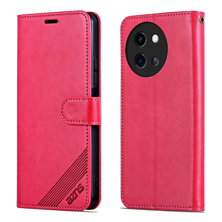 For vivo Y200i 5G / Y38 / T3X AZNS Sheepskin Texture Flip Leather Phone Case