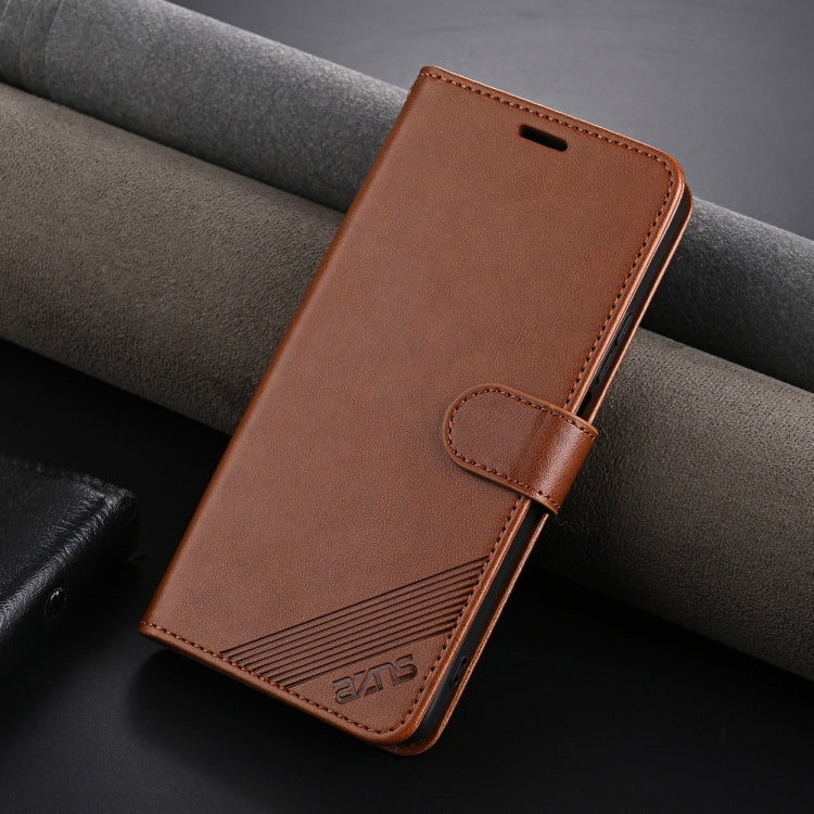 For vivo Y200i 5G / Y38 / T3X AZNS Sheepskin Texture Flip Leather Phone Case