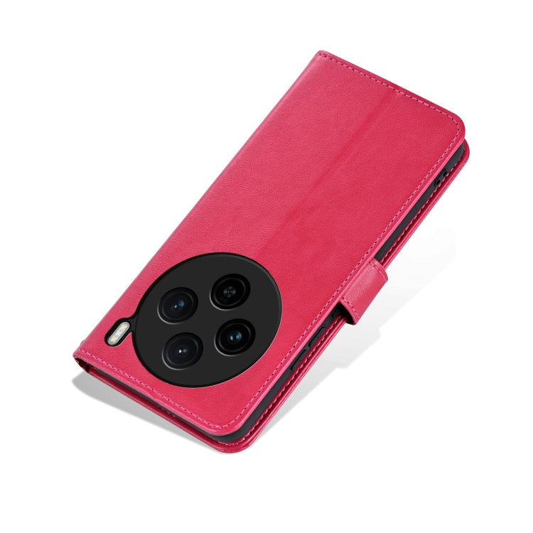 For vivo X100S AZNS Sheepskin Texture Flip Leather Phone Case