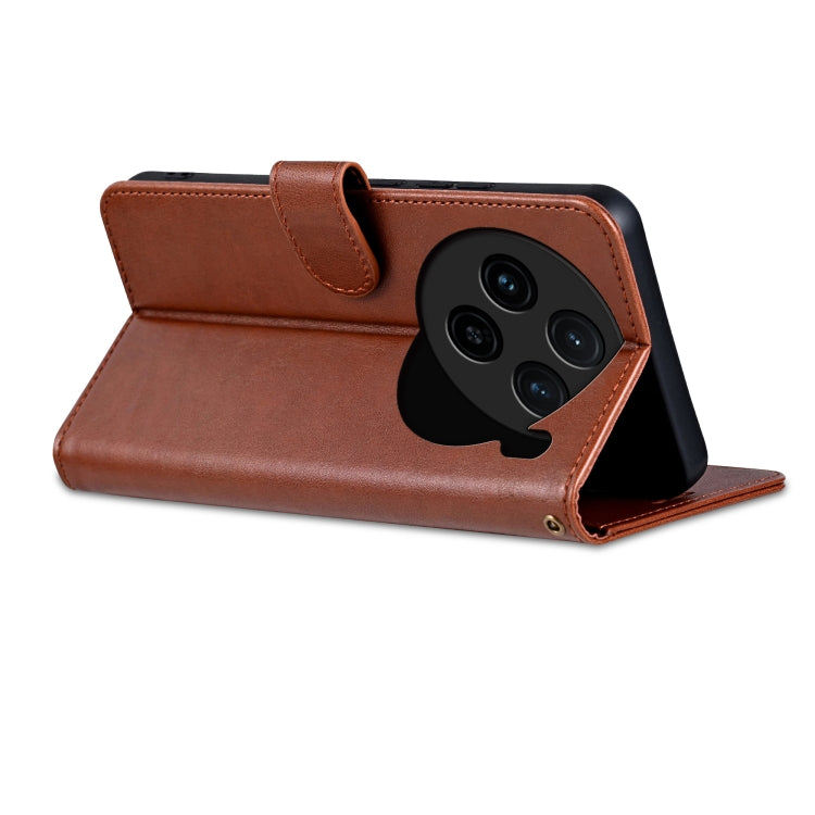 For vivo X100S AZNS Sheepskin Texture Flip Leather Phone Case