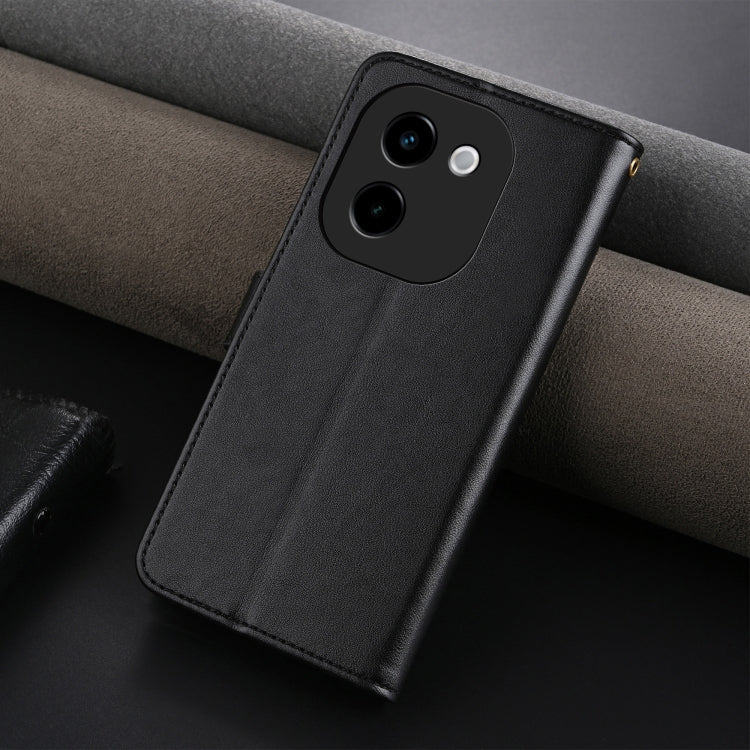 For vivo Y200 5G AZNS Sheepskin Texture Flip Leather Phone Case