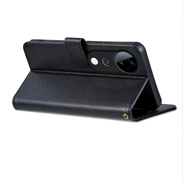 For vivo S19 AZNS Sheepskin Texture Flip Leather Phone Case