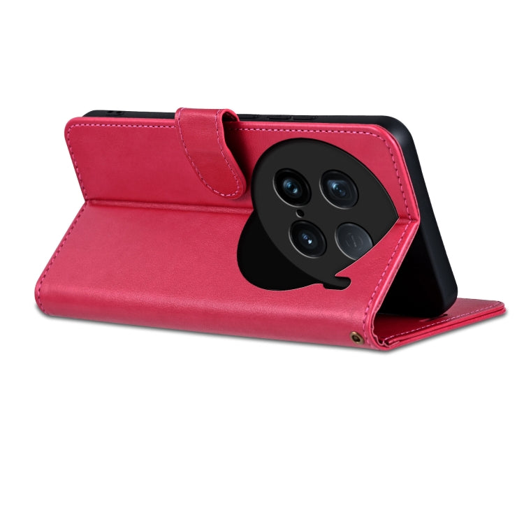 For vivo X100 Ultra AZNS Sheepskin Texture Flip Leather Phone Case
