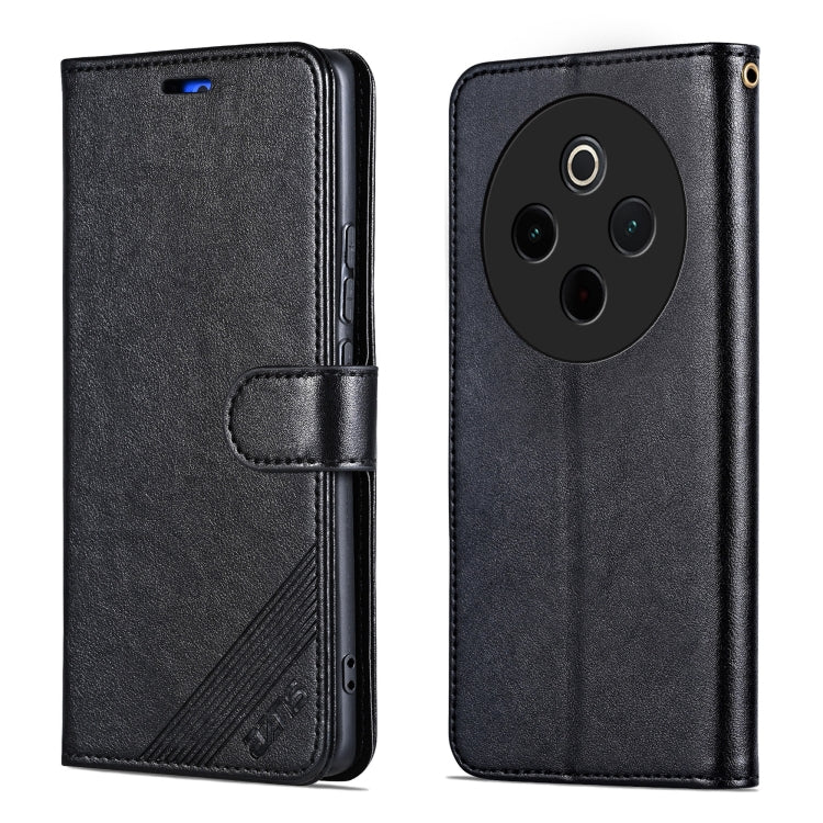 For vivo Y300 Pro AZNS Sheepskin Texture Flip Leather Phone Case