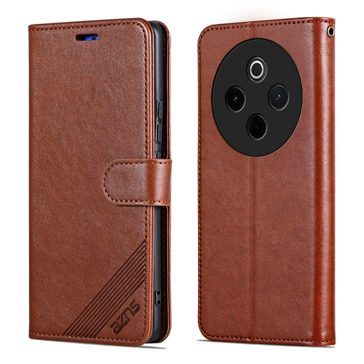 For vivo Y300 Pro AZNS Sheepskin Texture Flip Leather Phone Case