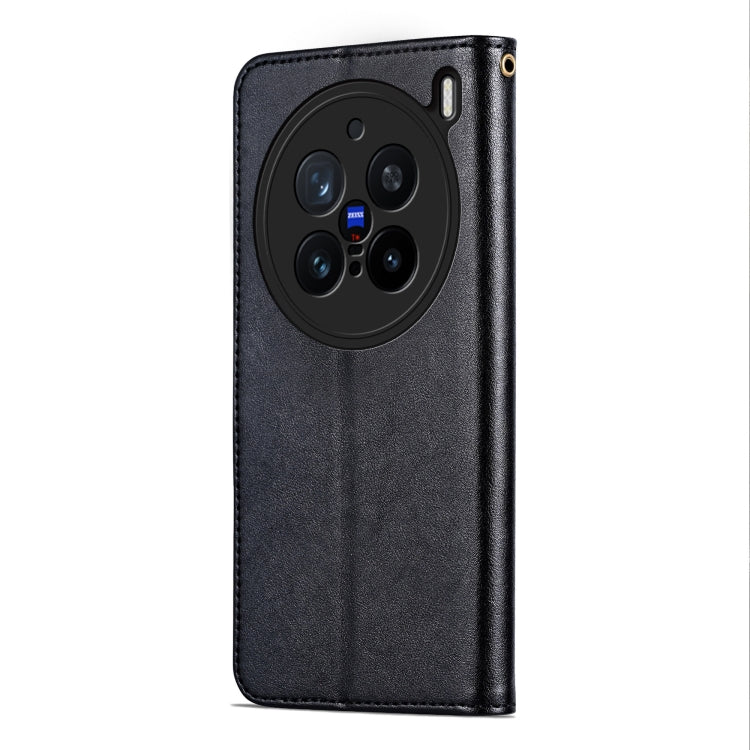 For vivo X200 Pro AZNS Sheepskin Texture Flip Leather Phone Case