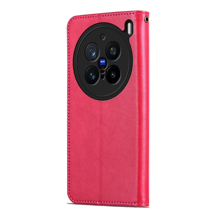 For vivo X200 Pro AZNS Sheepskin Texture Flip Leather Phone Case
