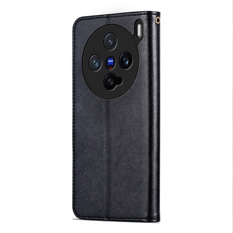 For vivo X200 Pro mini AZNS Sheepskin Texture Flip Leather Phone Case
