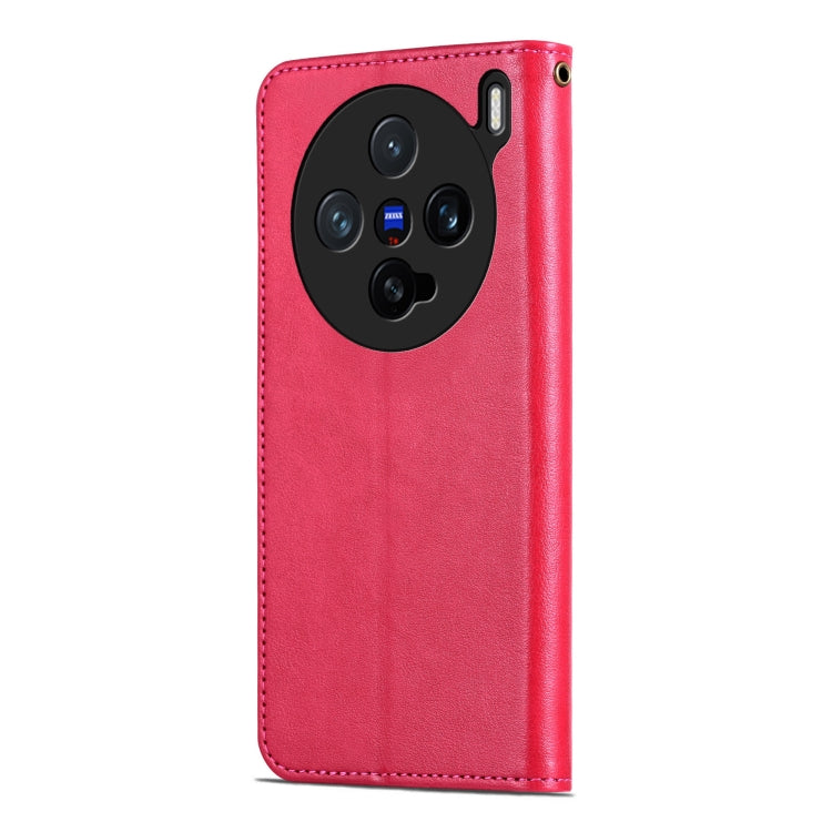 For vivo X200 Pro mini AZNS Sheepskin Texture Flip Leather Phone Case
