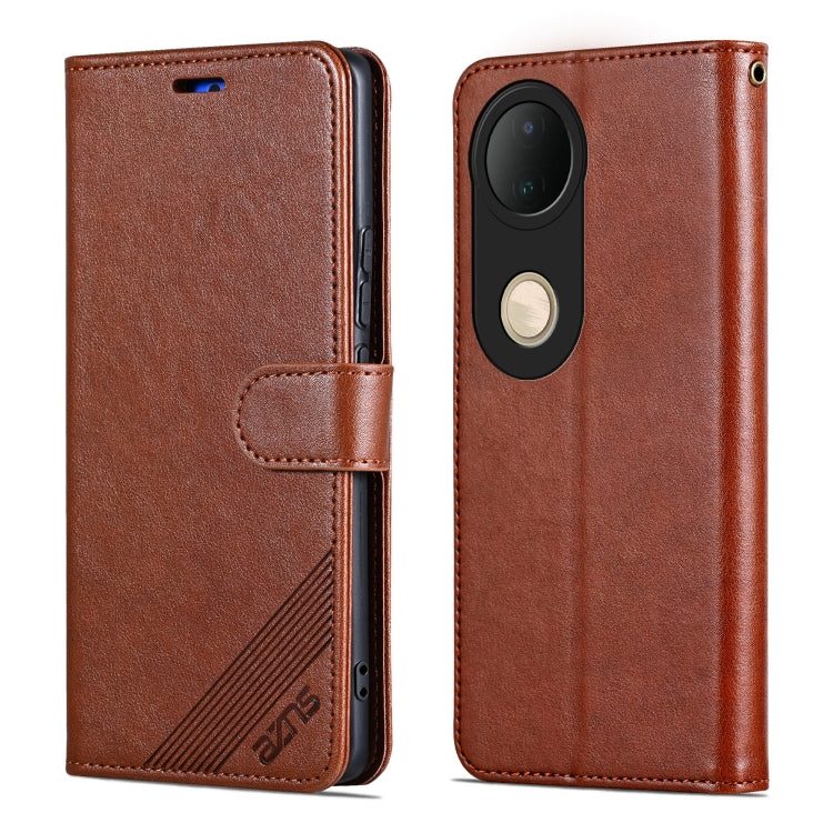 For vivo S20 AZNS Sheepskin Texture Flip Leather Phone Case