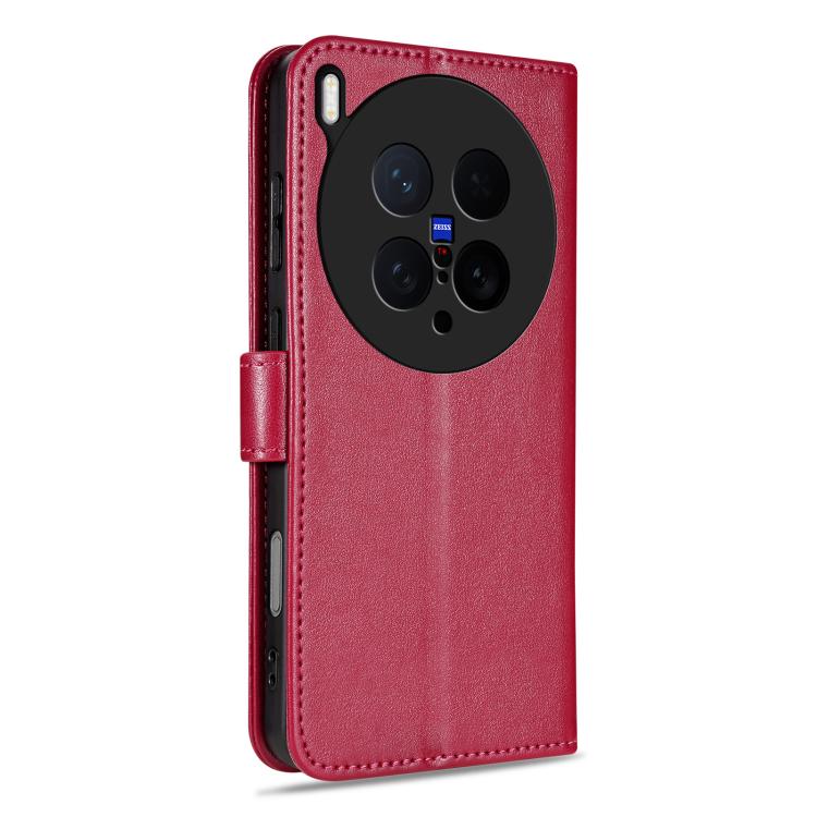 For vivo X200 Ultra AZNS Sheepskin Texture Flip Leather Phone Case