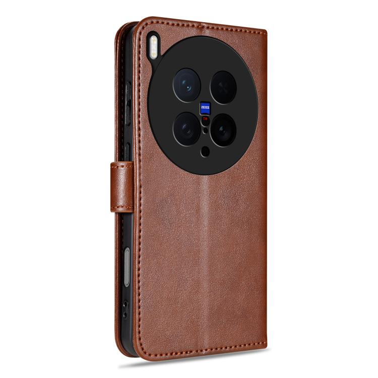 For vivo X200 Ultra AZNS Sheepskin Texture Flip Leather Phone Case