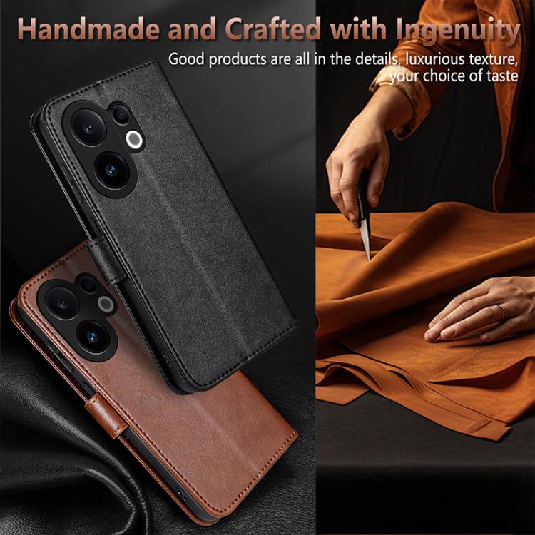 For vivo S30 AZNS Sheepskin Texture Flip Leather Phone Case