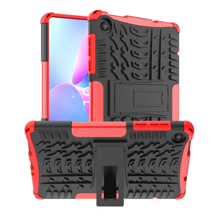 For Lenovo Tab M8 4th Gen Tire Texture TPU + PC Tablet Case with Holder