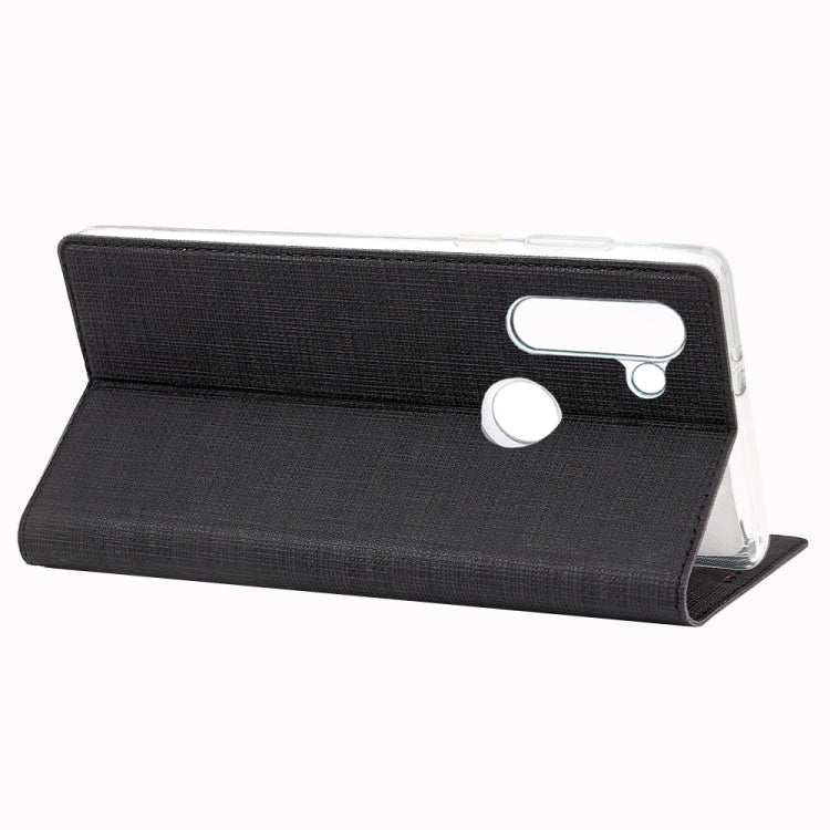 For Motorola Moto G8 ViLi DMX-54 Shockproof TPU + PU Leather Magnetic Attraction Horizontal Flip Protective Case with Card Slots & Holder