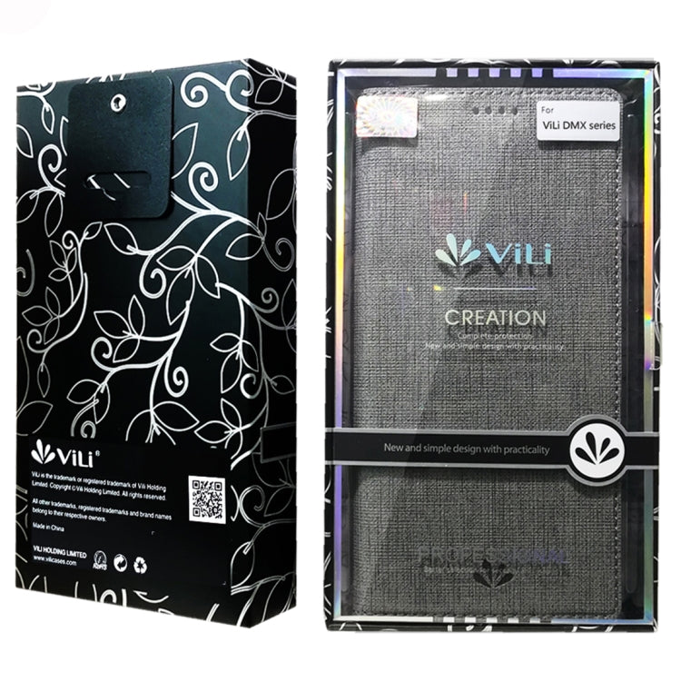 For Motorola Moto G8 ViLi DMX-54 Shockproof TPU + PU Leather Magnetic Attraction Horizontal Flip Protective Case with Card Slots & Holder