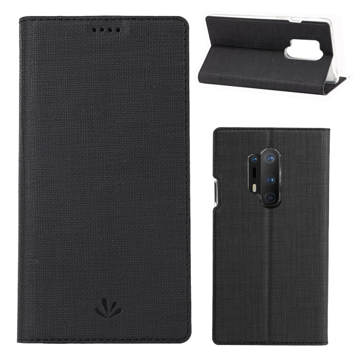 For OnePlus 8 Pro ViLi DMX-54 Shockproof TPU + PU Leather Magnetic Attraction Horizontal Flip Protective Case with Card Slots & Holder