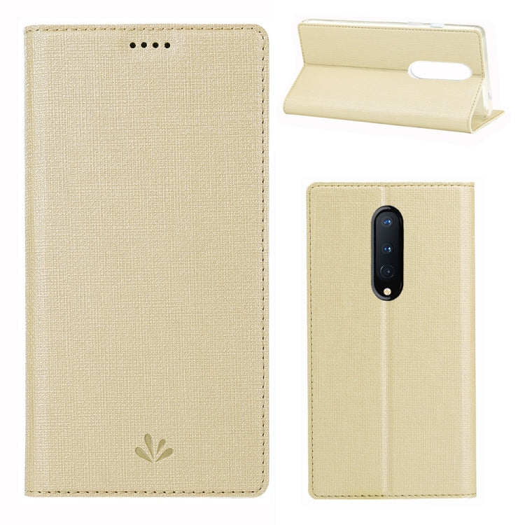 For OnePlus 8 / 8 5G (T-Mobile) ViLi DMX-54 Shockproof TPU + PU Leather Magnetic Attraction Horizontal Flip Protective Case with Card Slots & Holder