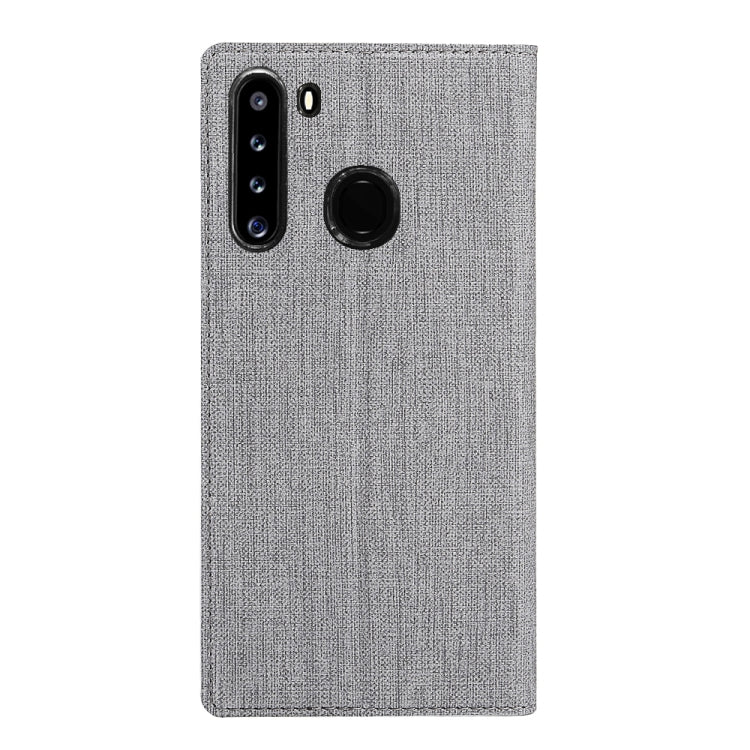 For Samsung Galaxy A21 ViLi DMX-54 Shockproof TPU + PU Leather Magnetic Attraction Horizontal Flip Protective Case with Card Slots & Holder