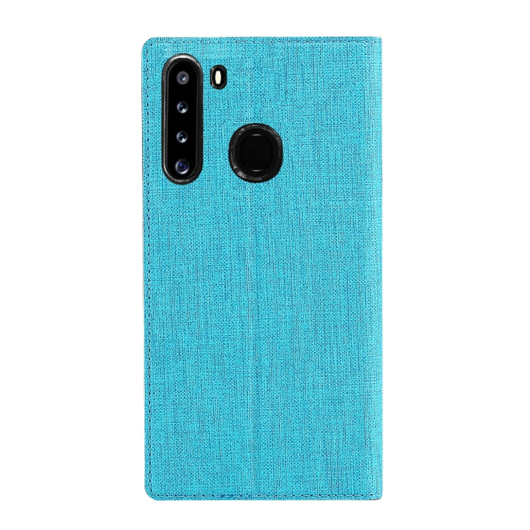 For Samsung Galaxy A21 ViLi DMX-54 Shockproof TPU + PU Leather Magnetic Attraction Horizontal Flip Protective Case with Card Slots & Holder