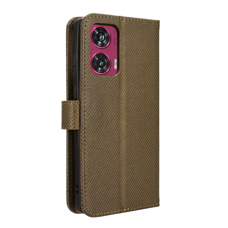 For Motorola Edge 50 Fusion Diamond Texture Leather Phone Case