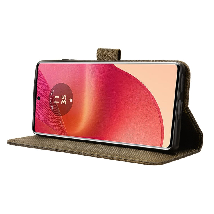 For Motorola Edge 50 Fusion Diamond Texture Leather Phone Case